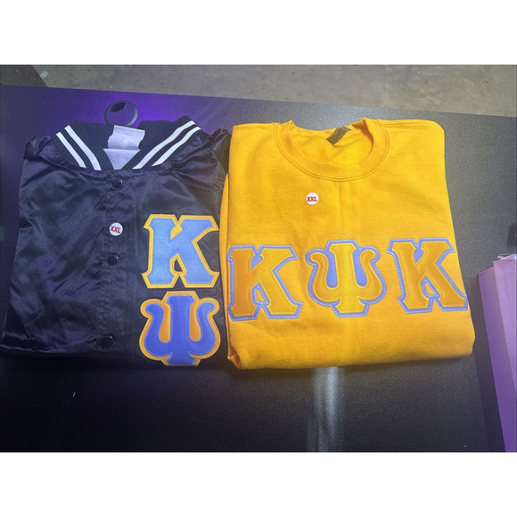3 Piece Lot of Kappa Psi Kappa Sweater/Jacket/Crewneck 2XL - Picture 1 of 5